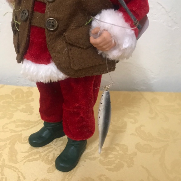 NWT Collectible Fishing Santa - Picture 3 of 12
